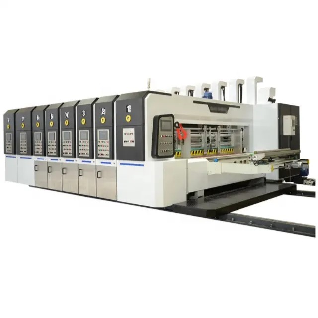 Cardboard carton printing machine